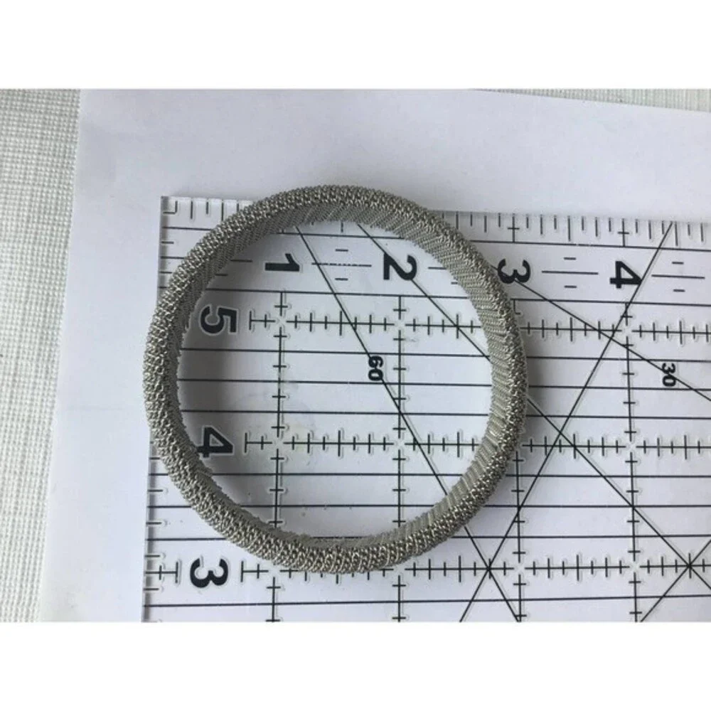 Chain wrapped Silver Bracelet